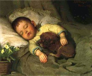 Sleeping - Abbot Handerson Thayer 1887